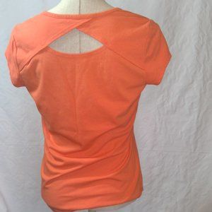Like New! Orange Royal Robbins Woman's Outdoor Shirt with Back Cut-Out